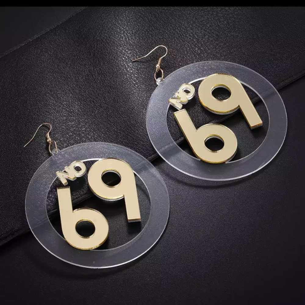 No 69 Earrings NWT